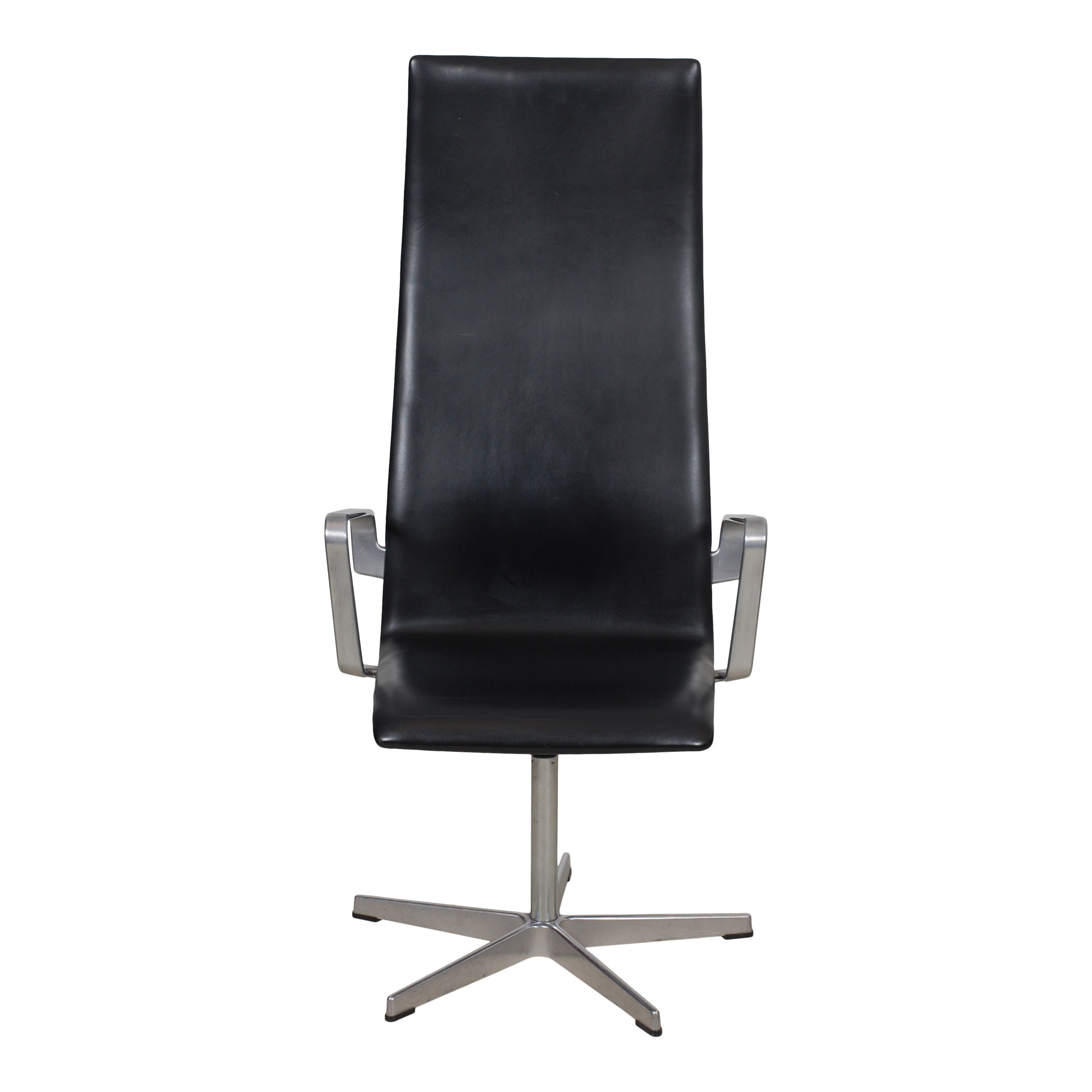 Arne Jacobsen - black The Egg Chair – Arne Jacobsen, Denmark, 1960 – Black Leather